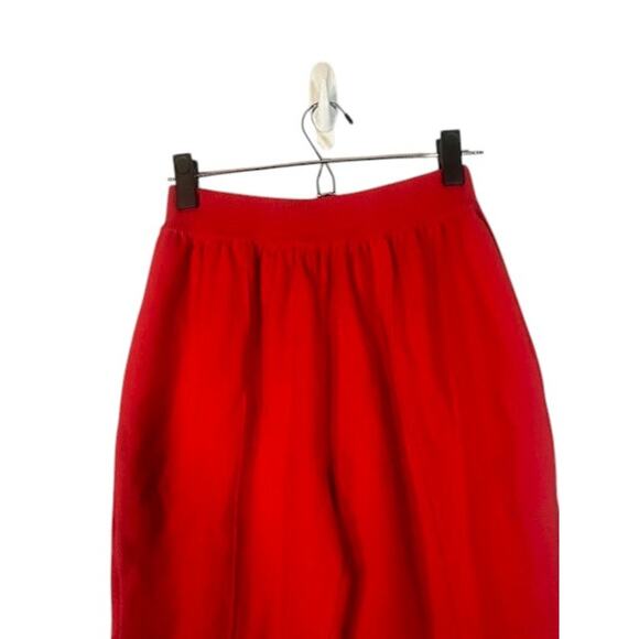 Liz Claiborne Red Wool Blend High Rise Carrot Leg Pants Women Sz M - Picture 3 of 6